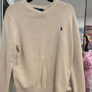 Ralph Lauren Men's Tan Crewneck Sweater